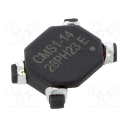 1 pcs x EATON ELECTRONICS - CMS1-14-R - Inductor: common mode, SMD, 205uH, 850mA, 9.4x7.2x2.6mm, -40÷160°C