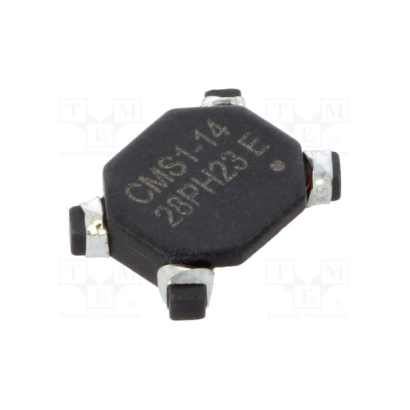 1 pcs x EATON ELECTRONICS - CMS1-14-R - Inductor: common mode, SMD, 205uH, 850mA, 9.4x7.2x2.6mm, -40÷160°C