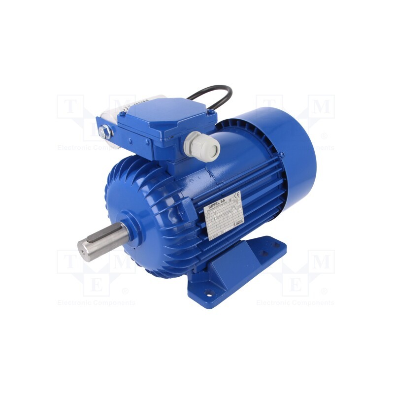1 pcs x BESEL - SEH 90-4L (B3) - Motor: AC, 1-phase, 1.3kW, 230VAC, 1370rpm, 9.1Nm, IP54, 9A, -15÷40°C