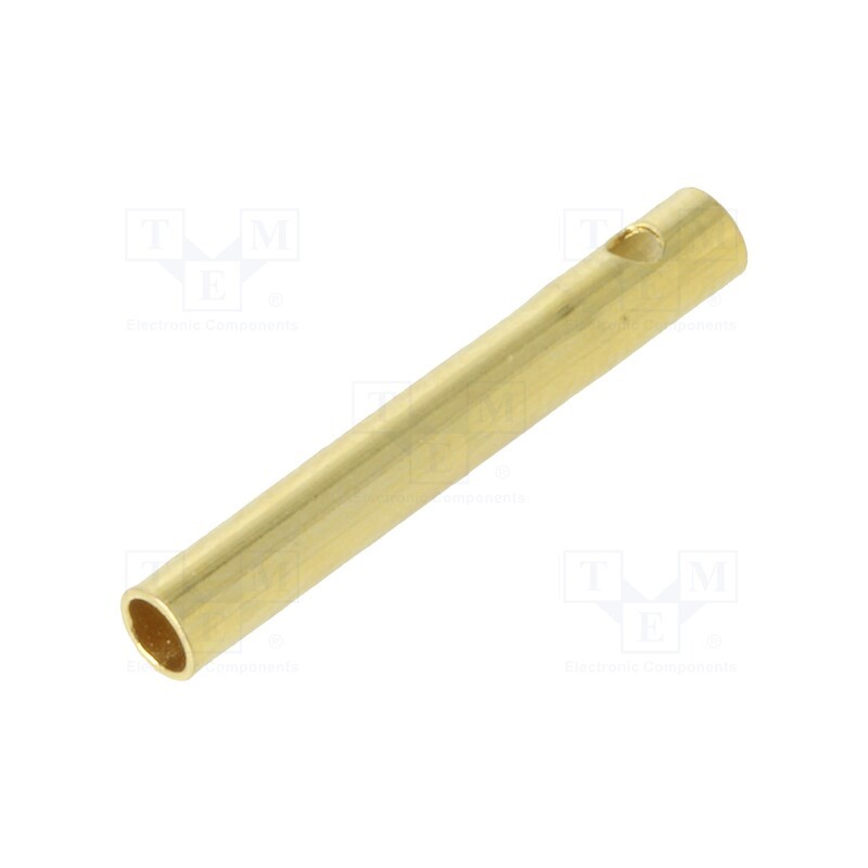 10 pcs x AMASS - - - Plug, 4mm banana, 36A, non-insulated, Contacts: brass gold plated