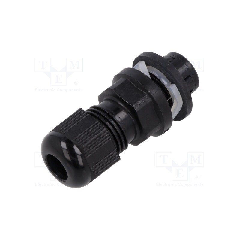1 pcs x TE Connectivity - EP-SIG-SZ16-BL-B - Cable gland, M16, IP68, polyamide, black, push-in, Entrelec