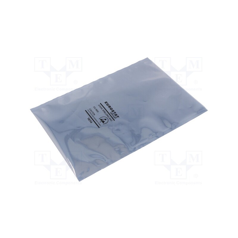 20 pcs x EUROSTAT GROUP - 20-871-0508 - Protection bag, ESD, L: 203mm, W: 127mm, Thk: 76um