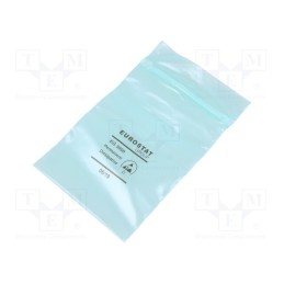 100 pcs x EUROSTAT GROUP - 20-096-0305 - Protection bag, ESD, L: 127mm, W: 76mm, Thk: 75um, Closing: self-seal