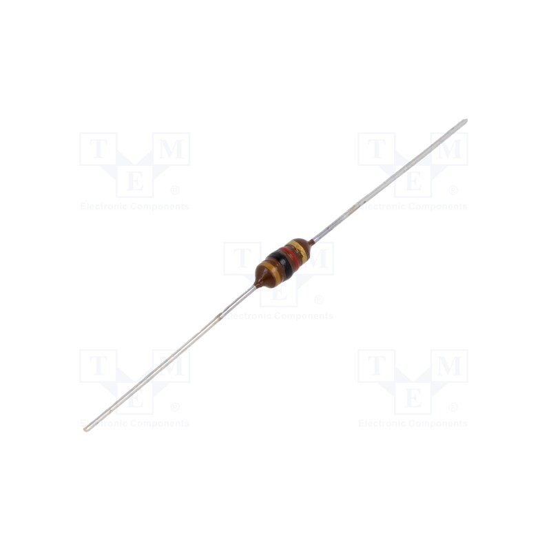 1 pcs x EPCOS - B78108S1105J000 - Inductor: ferrite, THT, 1mH, 130mA, 14Ω, Ø4x9.2mm, ±5%, 1.6MHz, Q: 50