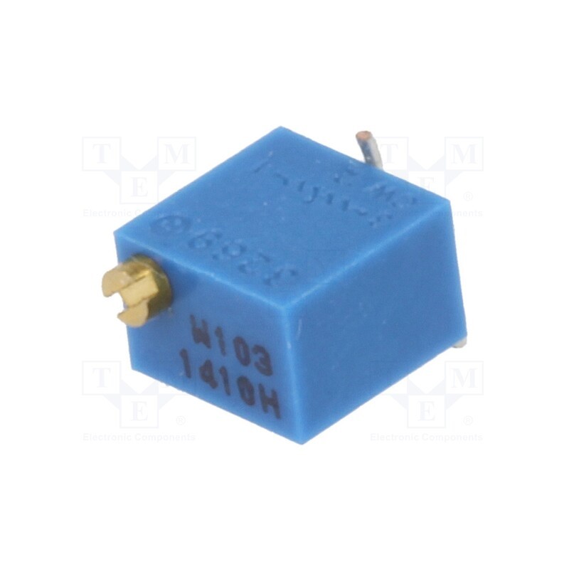 1 pcs x SR PASSIVES - 1806WSMD-10K - Potentiometer: mounting, vertical,multiturn, 10kΩ, 250mW, SMD