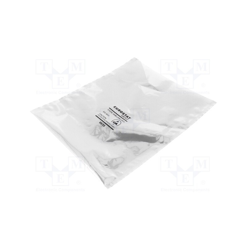 20 pcs x EUROSTAT GROUP - 20-871-0608 - Protection bag, ESD, L: 203mm, W: 152mm, Thk: 76um