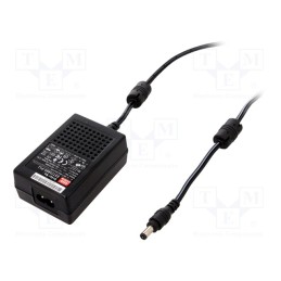 1 pcs x MEAN WELL - GST25B05-P1J - Power supply: switched-mode, 5VDC, 4A, Out: 5,5/2,1, 20W, 85÷264VAC