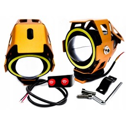 Ring halogen lens motor quad offroad lightbar