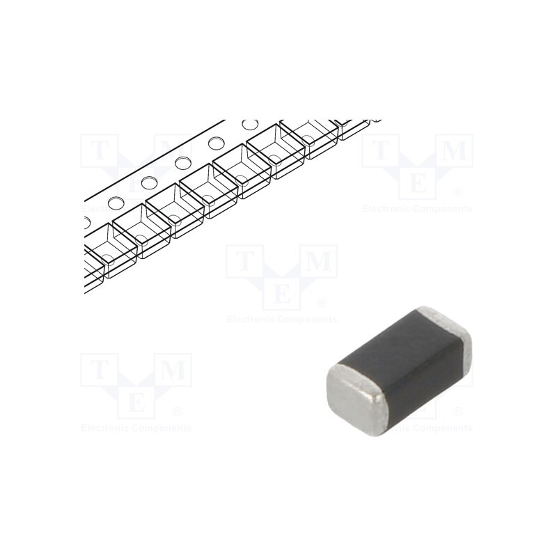 1 pcs x EPCOS - B72520E0140K062 - Varistor: multilayer, SMD, 1206, 14VAC, 18VDC, 0.5J, 200A, 38V, 8mW