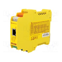 1 pcs x BRAINBOXES - ED-538 - Ethernet gateway, Number of ports: 1, 5÷30VDC, Ethernet, IP20