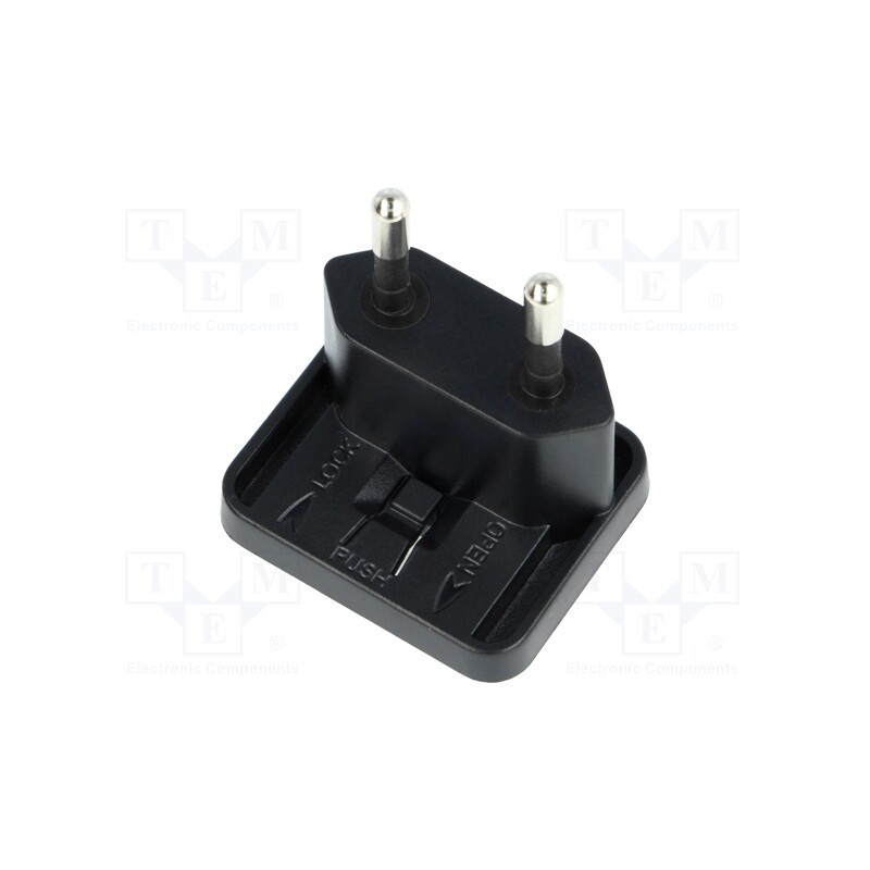 1 pcs x MEAN WELL - GEM-EU - Adapter, Plug: EU