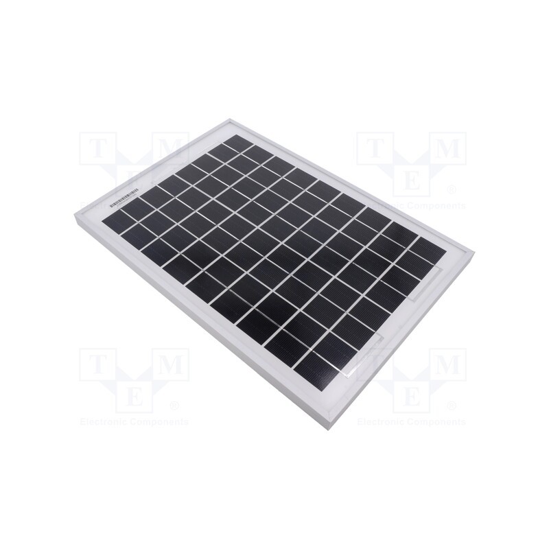 1 pcs x CELLEVIA POWER - CL-SM10P - Photovoltaic cell, polycrystalline silicon, 354x251x17mm, 10W