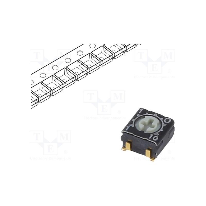 1 pcs x TOCOS - G32AT-B102 - Potentiometer: mounting, single turn, 1kΩ, 125mW, SMD, ±20%, linear