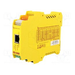 1 pcs x BRAINBOXES - ED-588 - Ethernet gateway, Number of ports: 1, 5÷30VDC, Ethernet, IP20