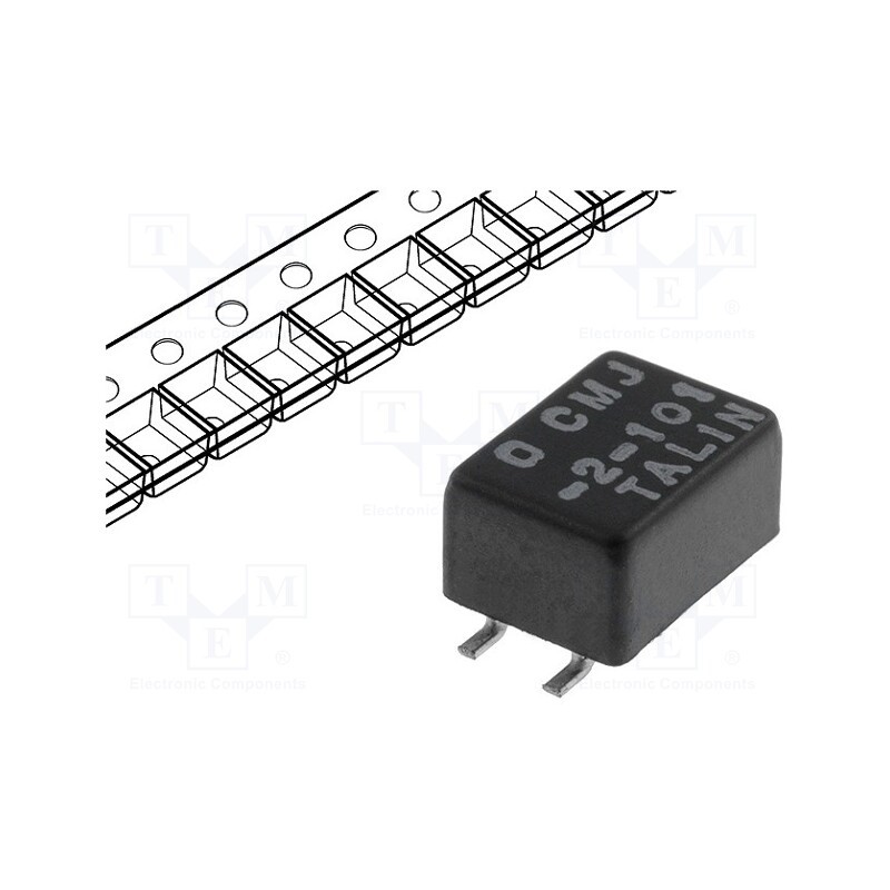 1 pcs x TALEMA - CMJ-2-101 - Inductor: wire, SMD, 500mA, 260mΩ, Induct.of indiv.wind: 100uH