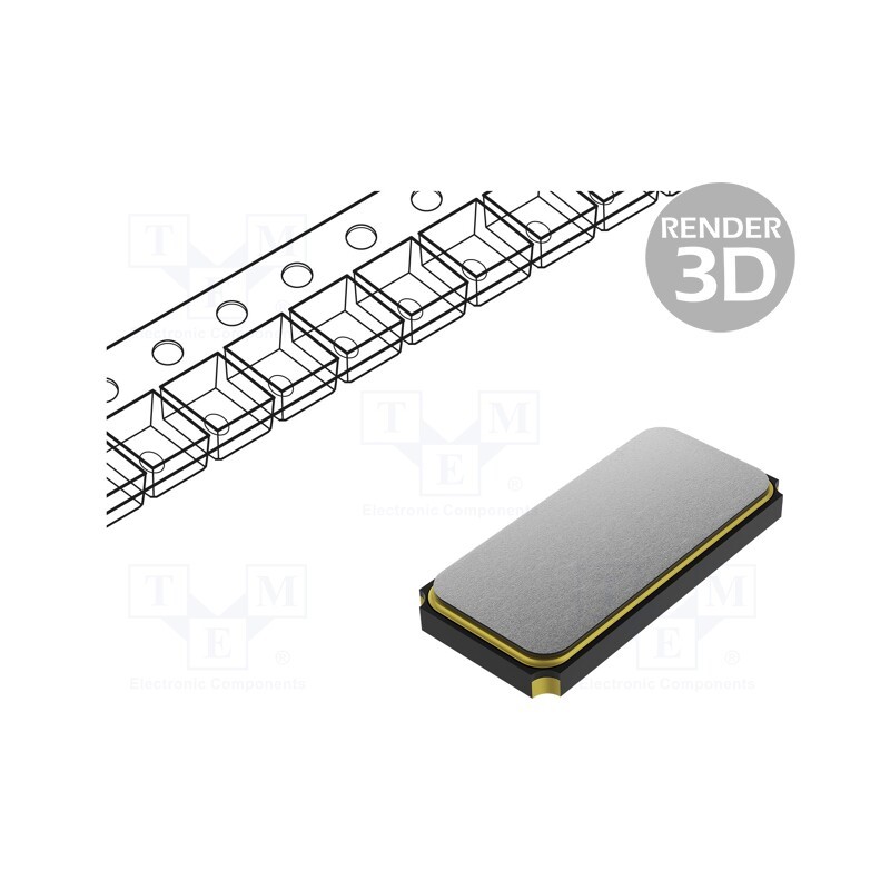 1 pcs x TXC - 7V-12.000MDDJ-T - Resonator: quartz, 12MHz, ±20ppm, 18pF, SMD, 3.2x2.5x0.8mm