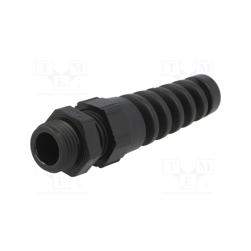 1 pcs x LAPP - 53015810 - Cable gland, with strain relief, PG9, IP68, polyamide, black