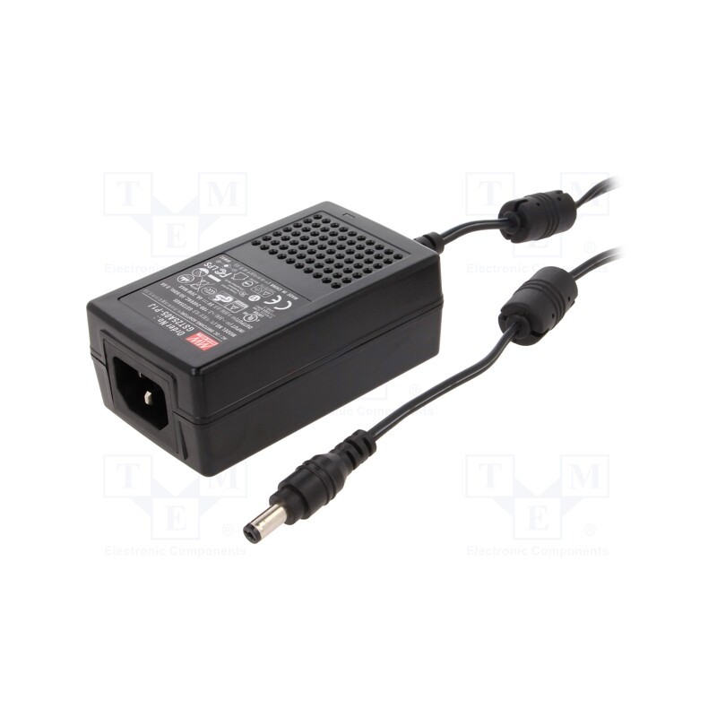 1 pcs x MEAN WELL - GST25A05-P1J - Power supply: switched-mode, 5VDC, 4A, Out: 5,5/2,1, 20W, 85÷264VAC