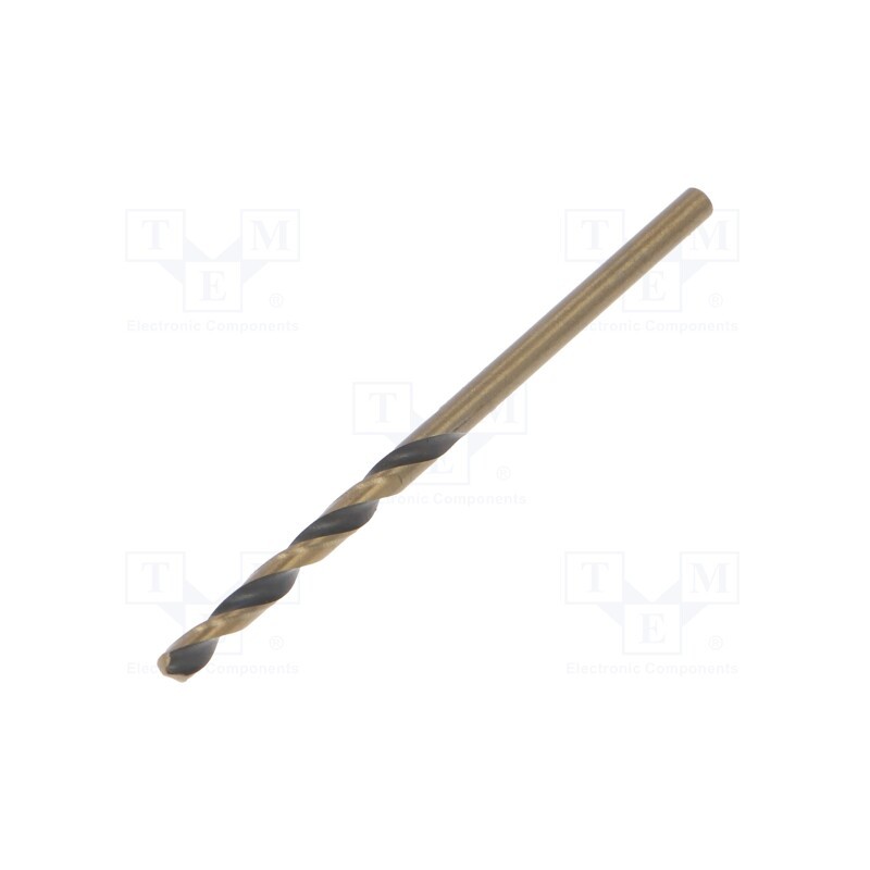 10 pcs x PROLINE - 79025 - Drill bit, for metal, Ø: 2.5mm, Features: grind blade