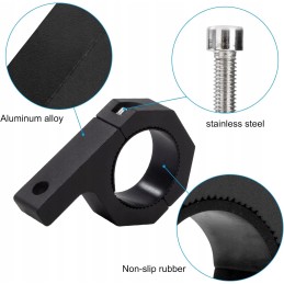 2x universal lamp holder, mounting on a 25-50 mm pipe