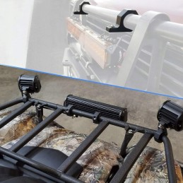 2x universal lamp holder, mounting on a 25-50 mm pipe