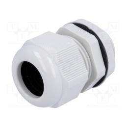 1 pcs x KSS WIRING - AG-25GY1 - Cable gland, with long thread, M25, 1.5, IP68, polyamide, grey