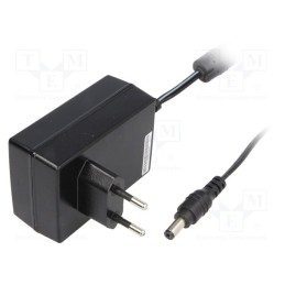 1 pcs x MEAN WELL - GST36E12-P1J - Power supply: switched-mode, plug, 12VDC, 3A, 36W, Plug: EU, 87.5%