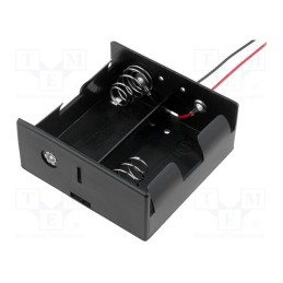 1 pcs x COMF - BH-121-1A - Holder, D,R20, Batt.no: 2, cables, 150mm