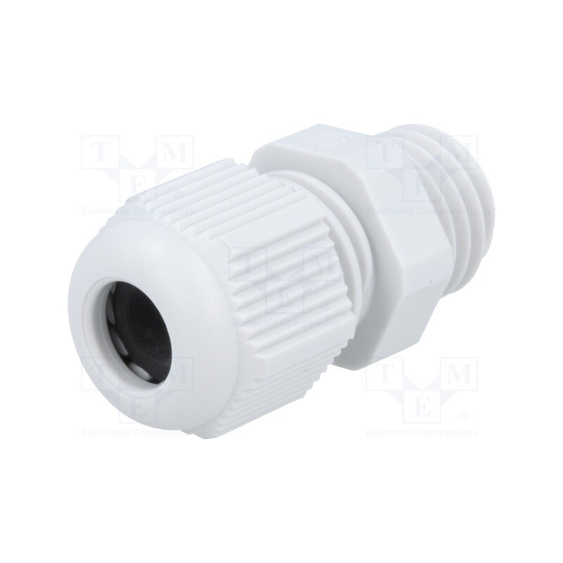 1 pcs x FIBOX - GPA M12 - Cable gland, M12, 1.5, IP68, polyamide, grey
