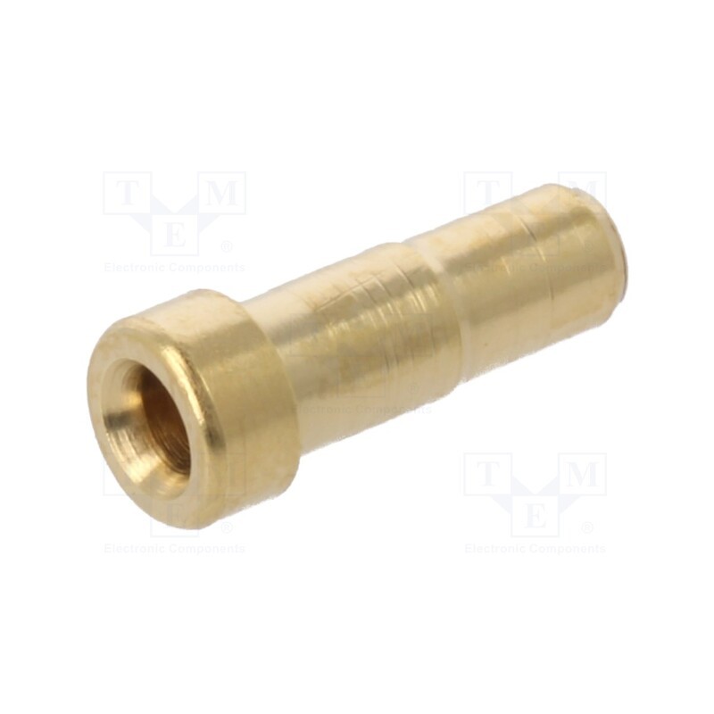 1 pcs x STu00c4UBLI - 49.7512 - Socket, 2mm banana, 10A, 30VAC, 60VDC, Overall len: 10mm