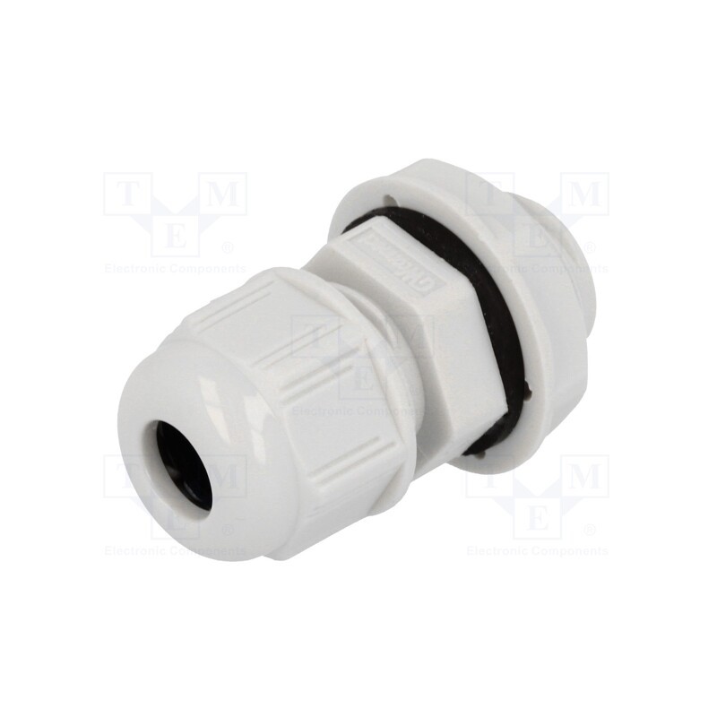 1 pcs x MOLEX - 93600-0390 7000.7829.7 - Cable gland, PG7, IP68, polyamide, light grey, UL94V-2, GWconnect