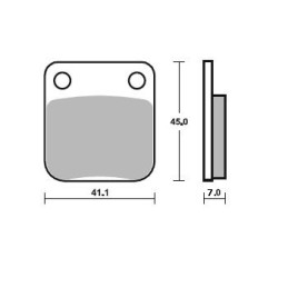 Reinforced brake pads suzuki ozark