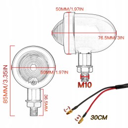 2x turn signals for a vintage scooter motor