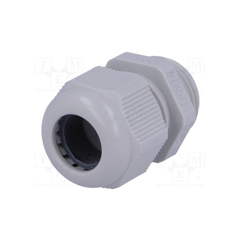 1 pcs x FIBOX - GPA M20 - Cable gland, M20, 1.5, IP68, polyamide, grey