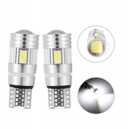 LED bulb 6 smd 5630 w5w t10 canbus x10 lens