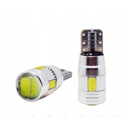 LED bulb 6 smd 5630 w5w t10 canbus x10 lens