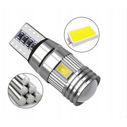LED bulb 6 smd 5630 w5w t10 canbus x10 lens
