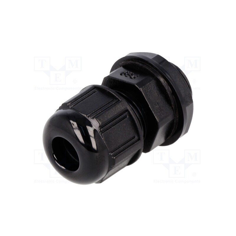 1 pcs x MOLEX - 93600-0395 7000.7830.6 - Cable gland, PG9, IP68, polyamide, black, UL94V-2, GWconnect