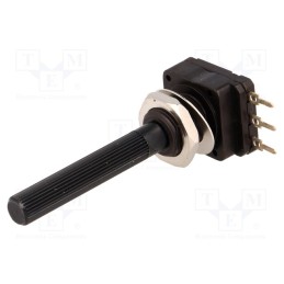 1 pcs x PIHER - PC-16 SH10IP06 5KB - Potentiometer: shaft, single turn, 5kΩ, 100mW, THT, 6mm, plastic