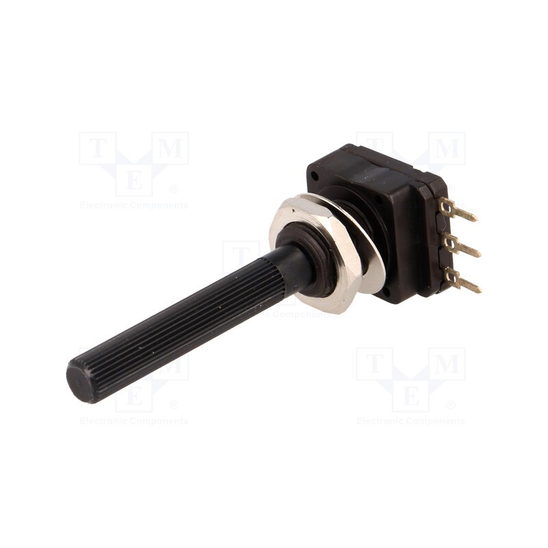 1 pcs x PIHER - PC-16 SH10IP06 5KB - Potentiometer: shaft, single turn, 5kΩ, 100mW, THT, 6mm, plastic