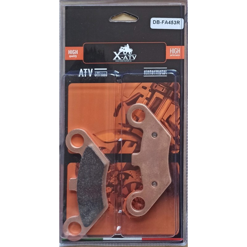 Sintermetal brake pads cfmoto linhai fa453r 9010 0808a0