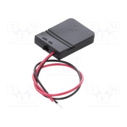 1 pcs x KEYSTONE - 1086 - Holder, CR2032, Batt.no: 1, cables, with switch