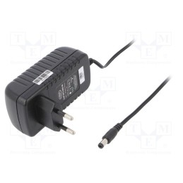 1 pcs x CELLEVIA POWER - CLW-2412-W2E-EB - Power supply: switched-mode, plug, 12VDC, 2A, 24W, Plug: EU, 86%