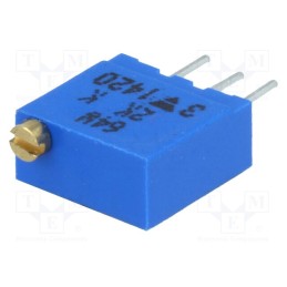 1 pcs x VISHAY - M64W202KB40 - Potentiometer: mounting, multiturn, 2kΩ, 500mW, THT, ±10%, linear