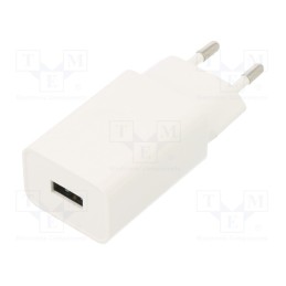 1 pcs x ESPE - W-PRO0505W2E-USB - Power supply: switched-mode, plug, 5VDC, 1A, 5W, Plug: EU, Out: USB