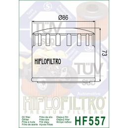 Hiflo oil filter HF 557 Bombardier 500 1999 2005