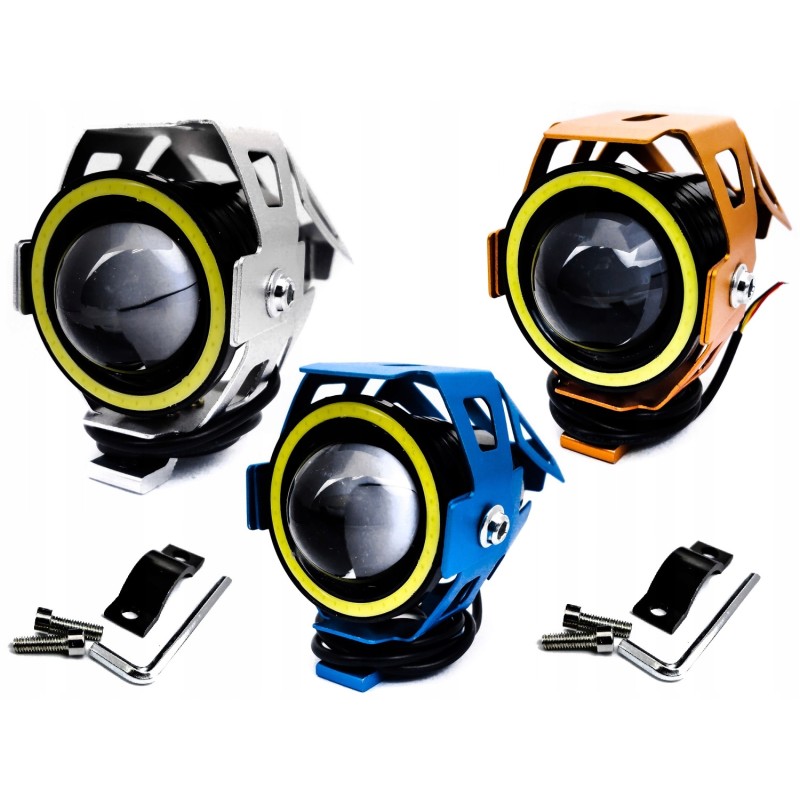 Ring halogen lens motor quad offroad lightbar