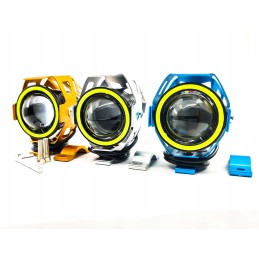 Ring halogen lens motor quad offroad lightbar