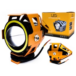 Ring halogen lens motor quad offroad lightbar