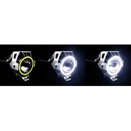 Ring halogen lens motor quad offroad lightbar
